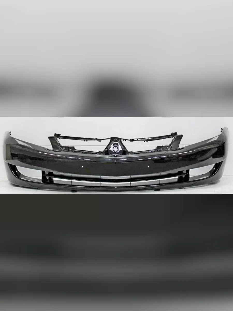 Бампер передний DAR (окрашенный)  Mitsubishi Lancer (2003-2005) 9 CS (Черный X42)  с доставкой в г. Керчь