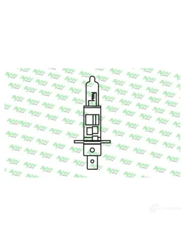 Лампа галогеновая H1 12V 55W P14.5S SUPER WHITE AYWIPARTS aw1910010w