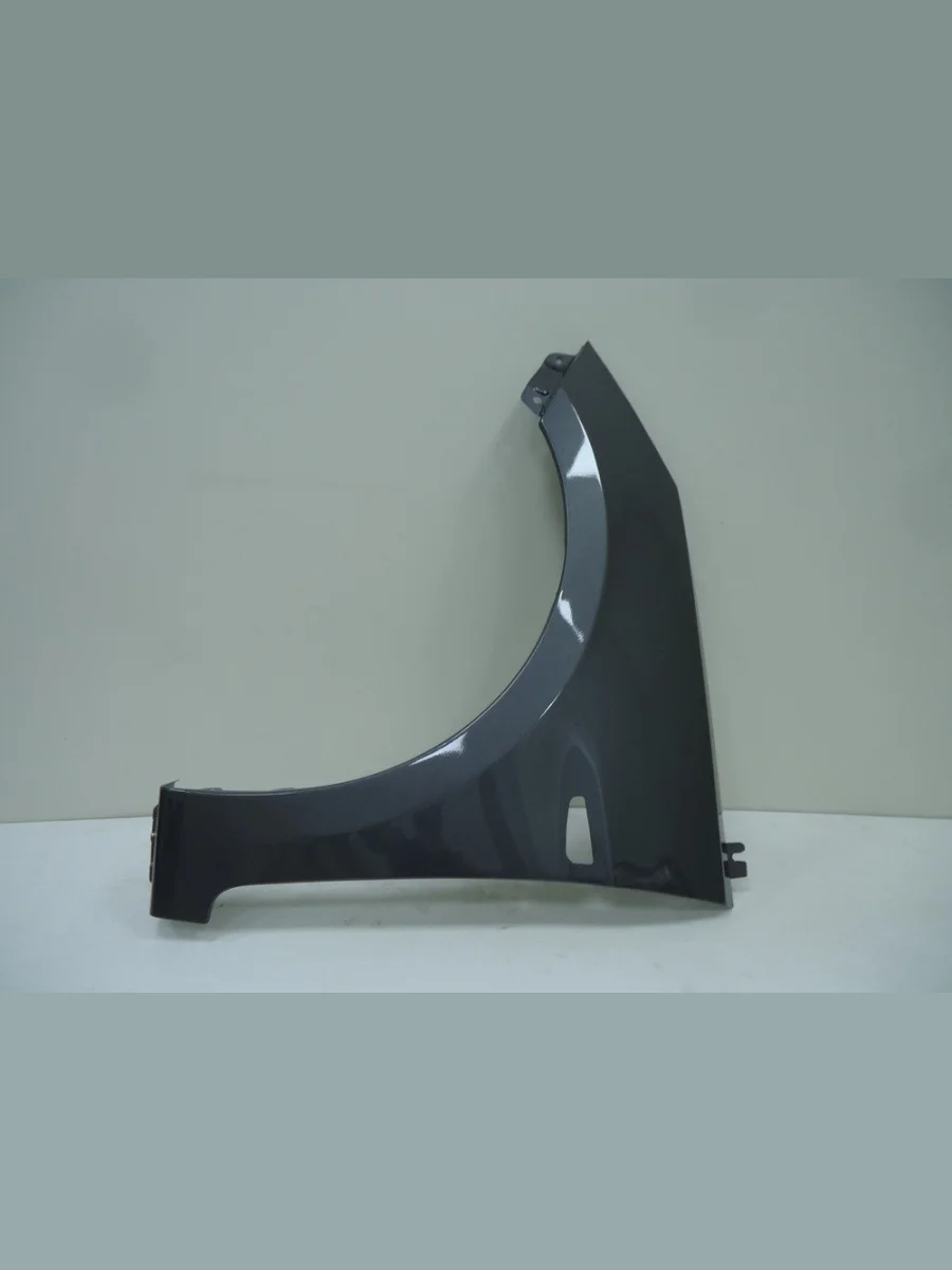 Крыло переднее левое DAR (окрашенное) Hyundai Solaris RBr хэтчбэк рестайлинг (2014-2017) (Серый металлик (Garbon Grey SAE))  в Керчи Республика Крым