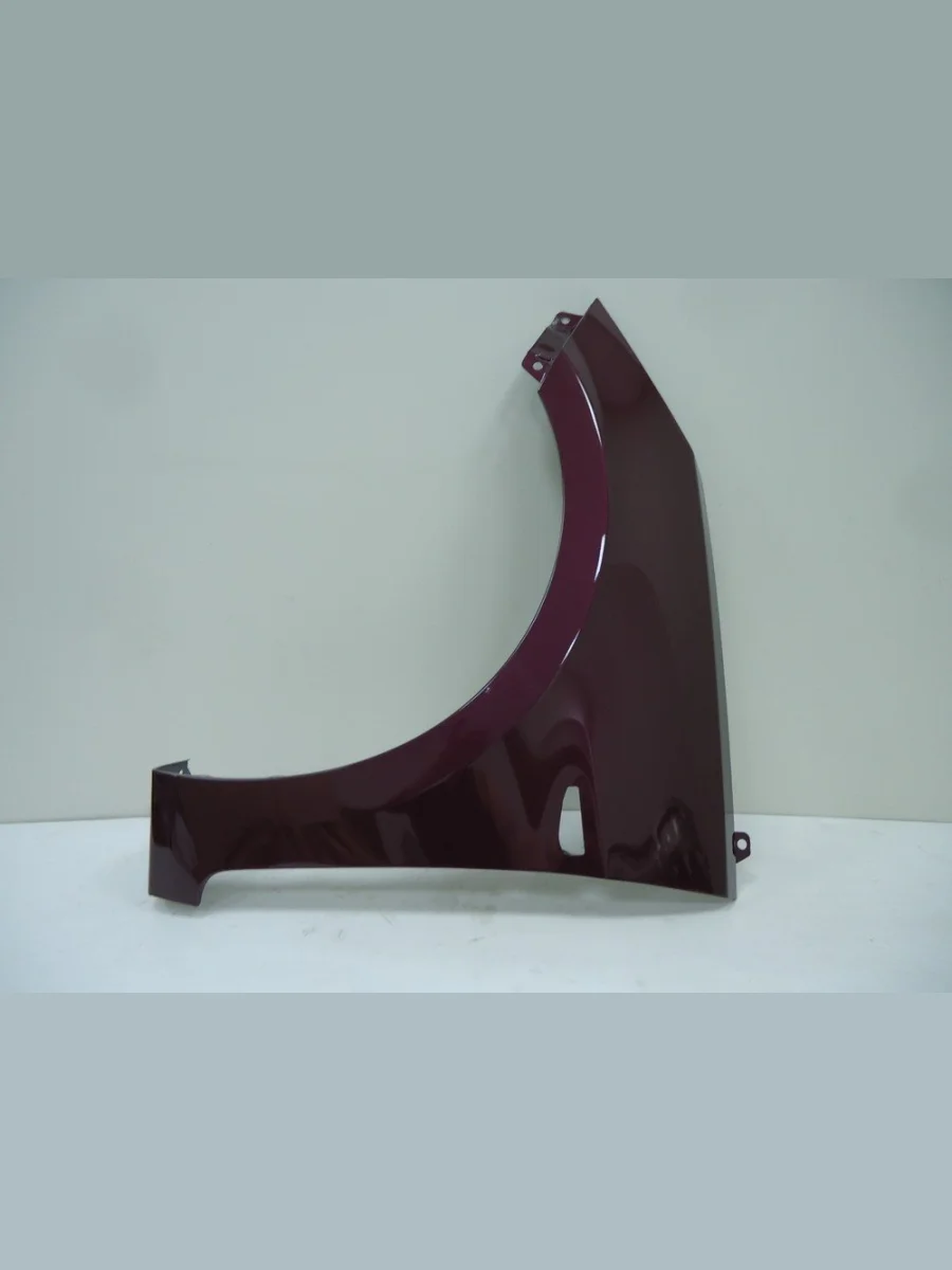 Крыло переднее левое DAR (окрашенное) Hyundai Solaris RBr хэтчбэк дорестайлинг (2010-2014) (Фиолетовый перламутр (Purple Fantasia PXA))  в Керчи Республика Крым