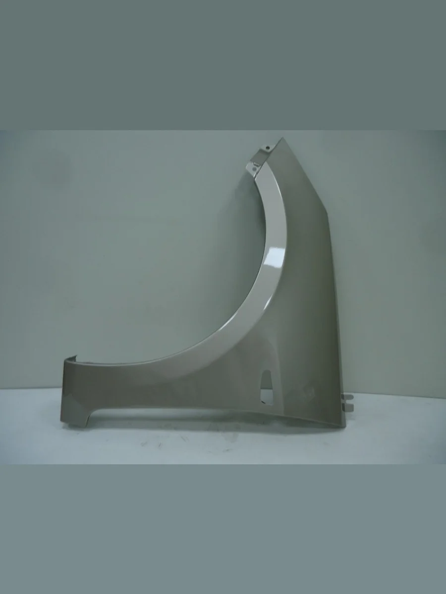 Крыло переднее левое DAR (окрашенное) Hyundai Solaris RBr хэтчбэк дорестайлинг (2010-2014) (Бежевый металлик (Stone Beige UBS))  в Перми Пермском крае