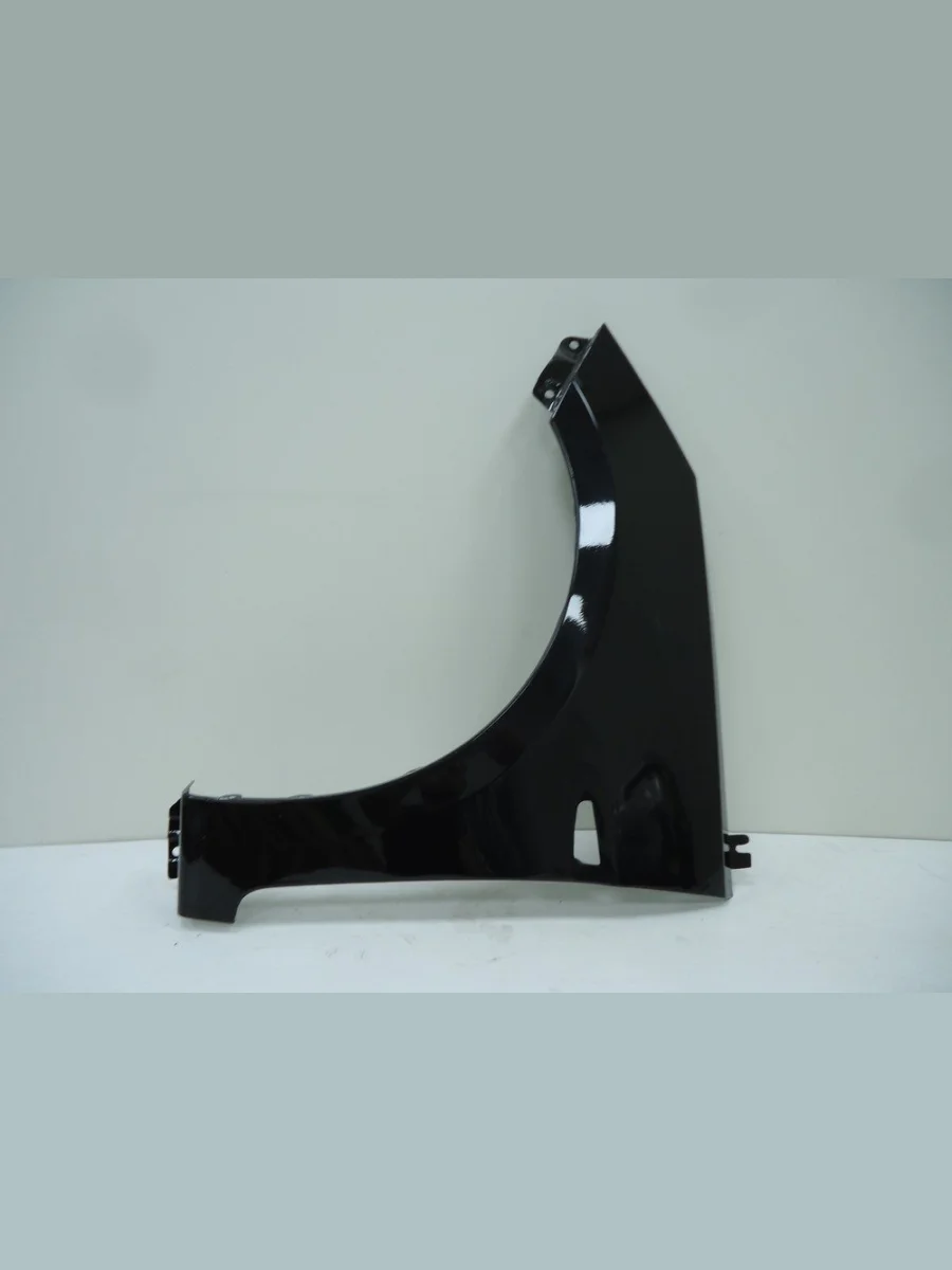 Крыло переднее левое DAR (окрашенное) Hyundai Solaris RBr седан дорестайлинг (2010-2014) (Черный (Phantom Black MZH))  в Керчи Республика Крым