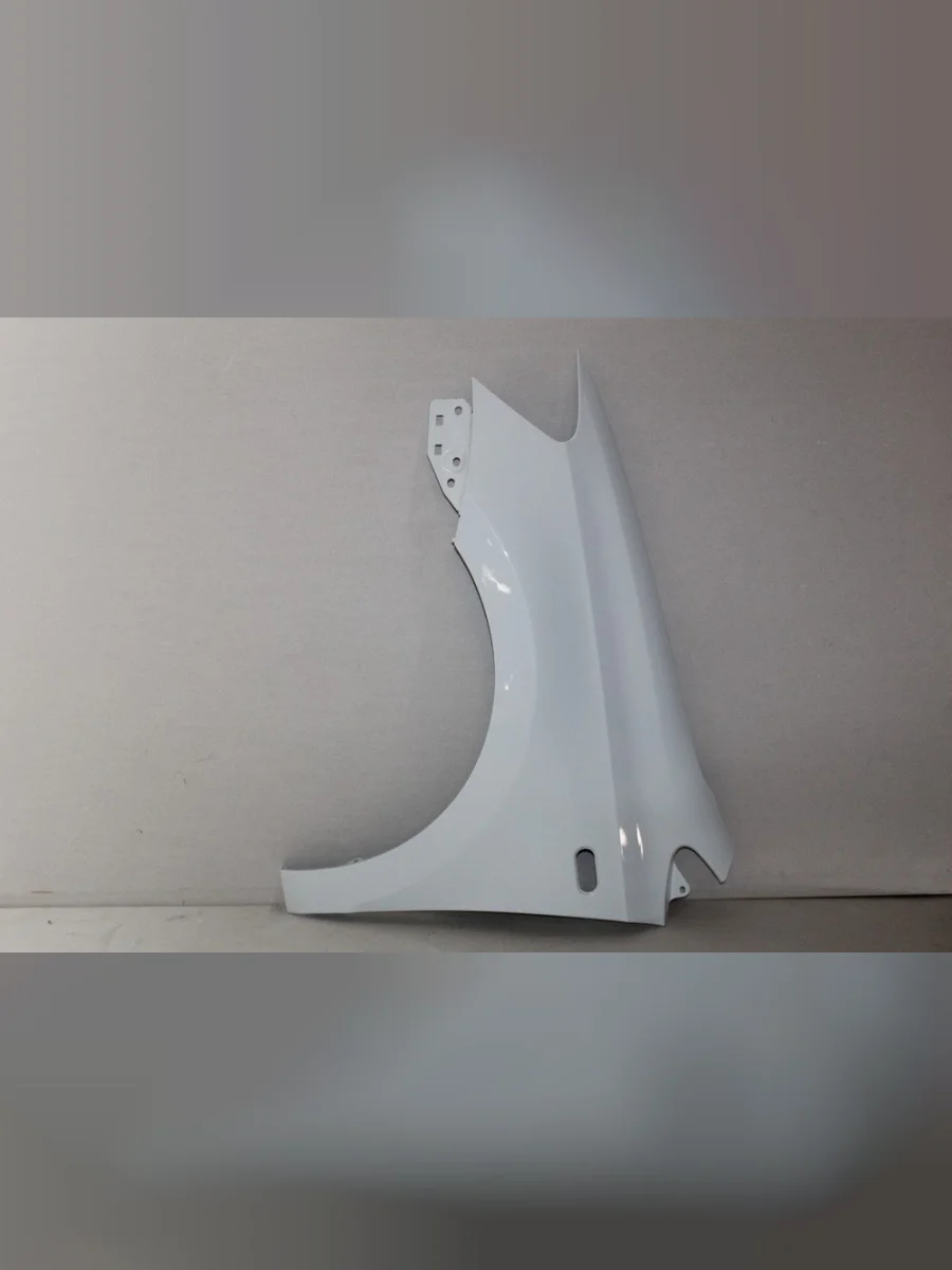 Крыло переднее левое DAR (окрашенное) Volkswagen Polo Mk5 6R,6C,61 хэтчбек 5 дв. дорестайлинг (2009-2015) (Белый LC9A)  в Самаре Самарской области