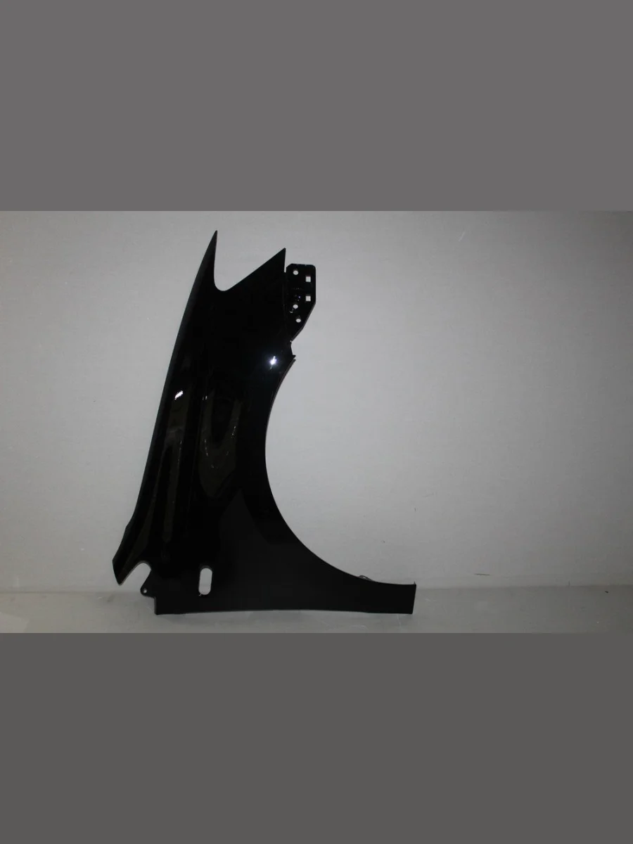 Крыло переднее правое (окрашенное) DAR  Volkswagen Polo (2010-2015) Mk5 (Черный перламутр LC9X)  в Самаре Самарской области