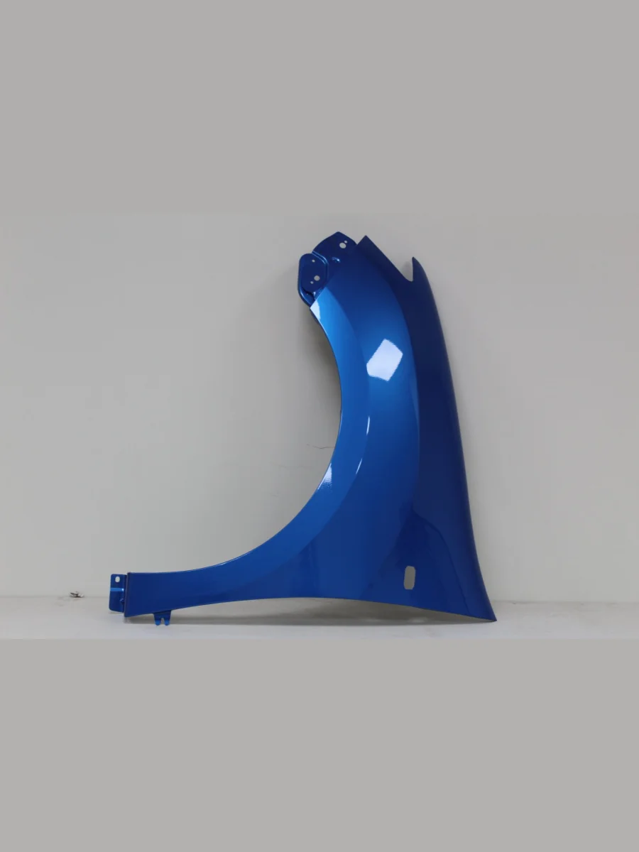 Крыло переднее левое DAR (окрашенное) Renault Logan 1 дорестайлинг (2004-2010) (Azur Blue RPL (Лазурно-синий))  в Перми Пермском крае