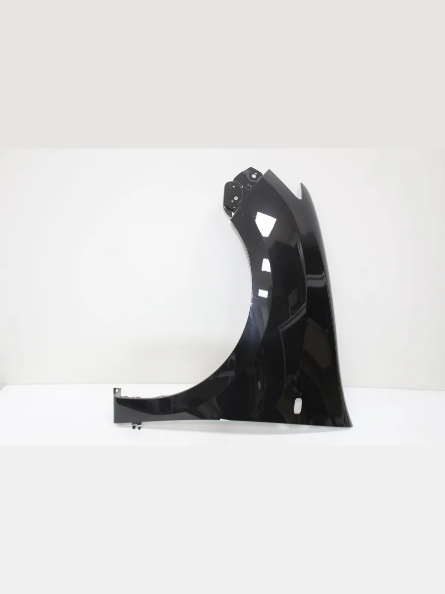 Крыло переднее левое DAR (окрашенное) Renault Logan 2 дорестайлинг (2014-2018) (Noir Nachre 676 (Черная жемчужина))  в Керчи Республика Крым