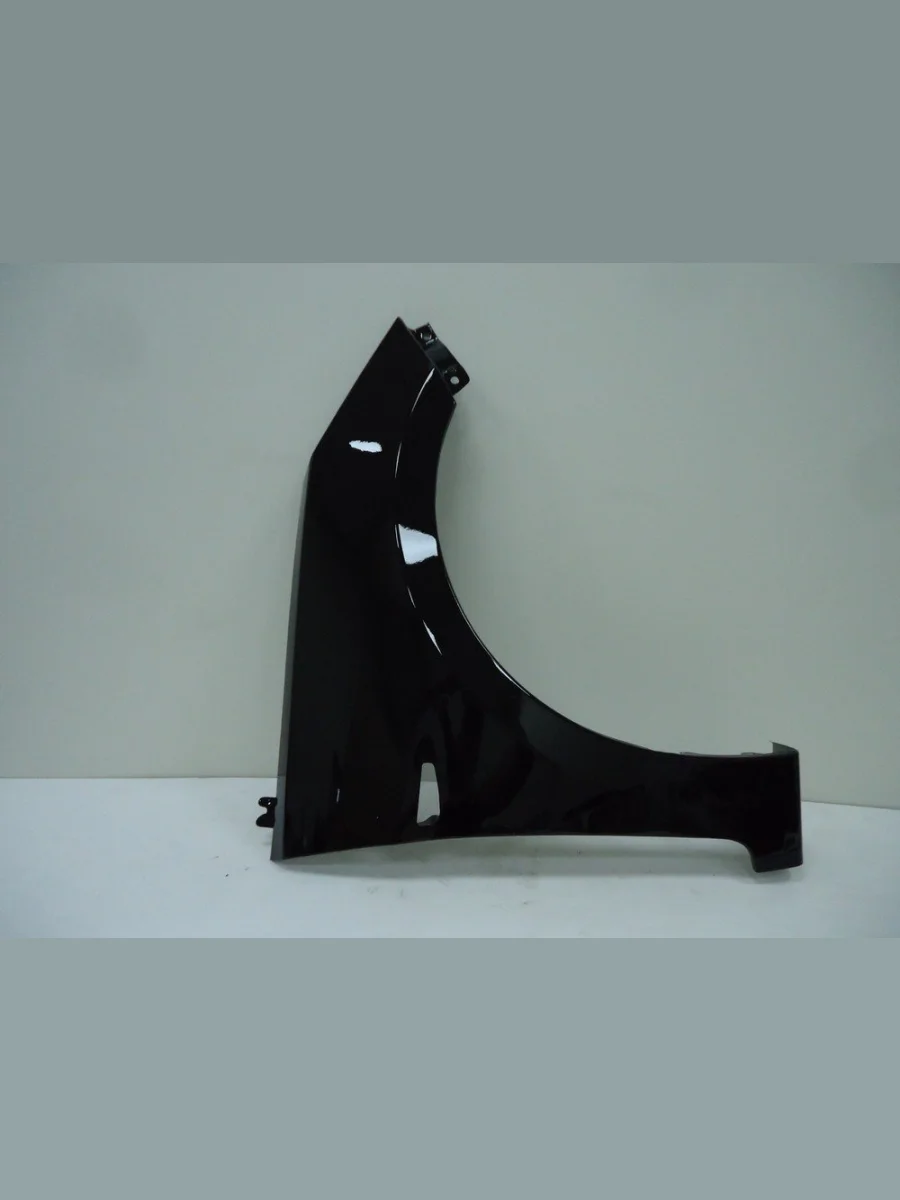 Крыло переднее правое (окрашенное) DAR Hyundai Solaris RBr хэтчбэк рестайлинг (2014-2017) (Черный (Phantom Black MZH))  в Керчи Республика Крым