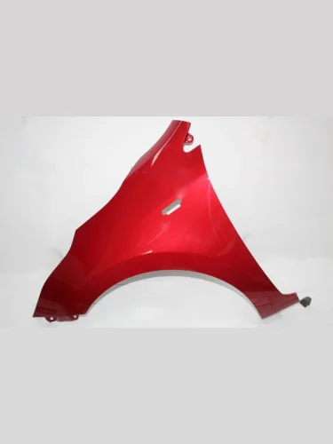 Крыло переднее левое DAR (окрашенное) (Огненно красный (Fiery Red R4R PR2)) KIA Rio 4 FB дорестайлинг седан (2016-2020)