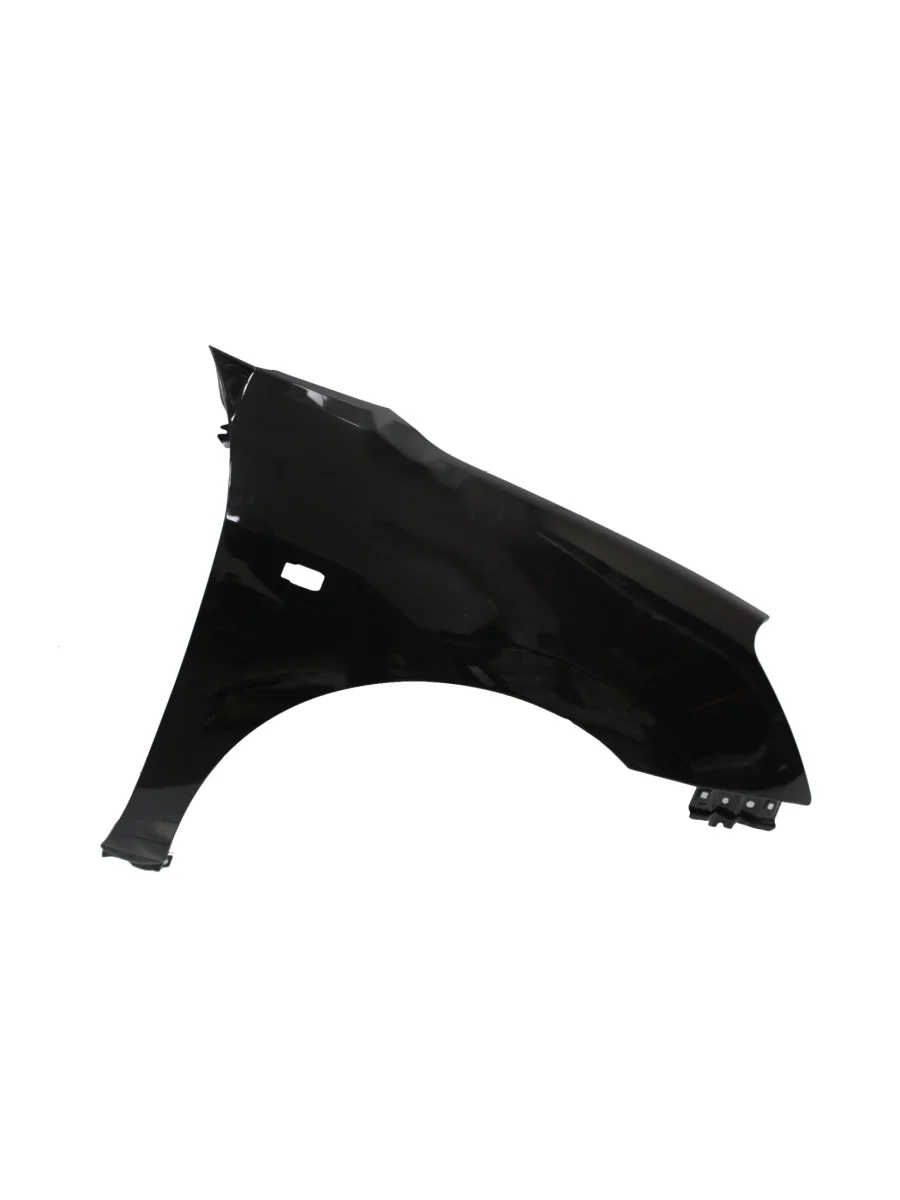 Крыло переднее правое (окрашенное) DAR Nissan Almera 3 G15 седан (2012-2019) (Черный (BLACK Z11))  в Самаре Самарской области