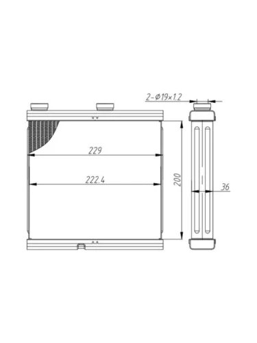 Радиатор отопителя салона NISSAN TEANA J32 08-14 (есть небольшая вмятина) SAT stdtw43950