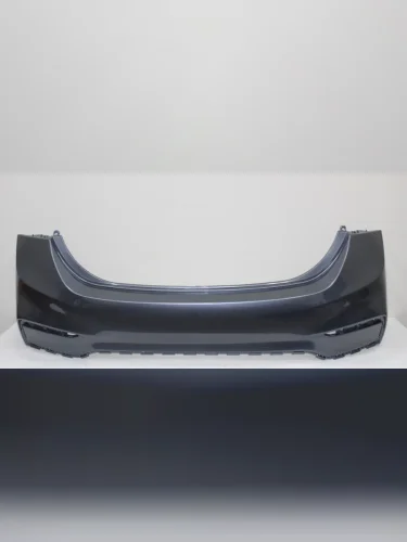 Бампер задний DAR (окрашенный) (Urban Grey U4G U6G (Cерый)) Hyundai Solaris  HCR (2017-2020) седан дорестайлинг