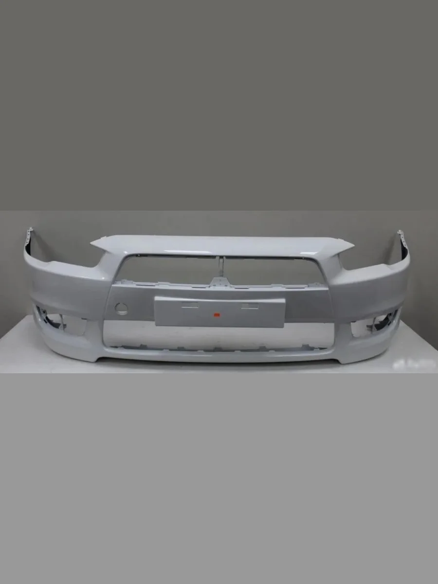 Бампер передний DAR (окрашенный)  Mitsubishi Lancer (2007-2010) 10 CY (Белый W37)  с доставкой в г. Керчь