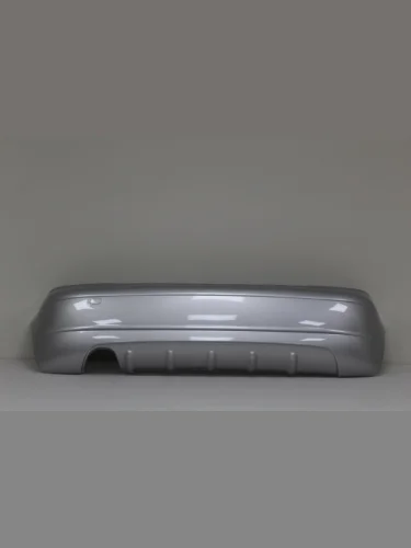 Бампер задний DAR (окрашенный) (Poly Silver 92U (серебристый металлик)) Daewoo Matiz  M150 (2000-2016) рестайлинг