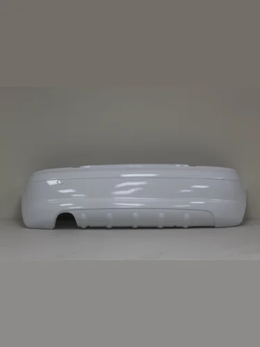 Бампер задний DAR (окрашенный) (Summit White GAZ (Белый)) Daewoo Matiz  M150 (2000-2016) рестайлинг