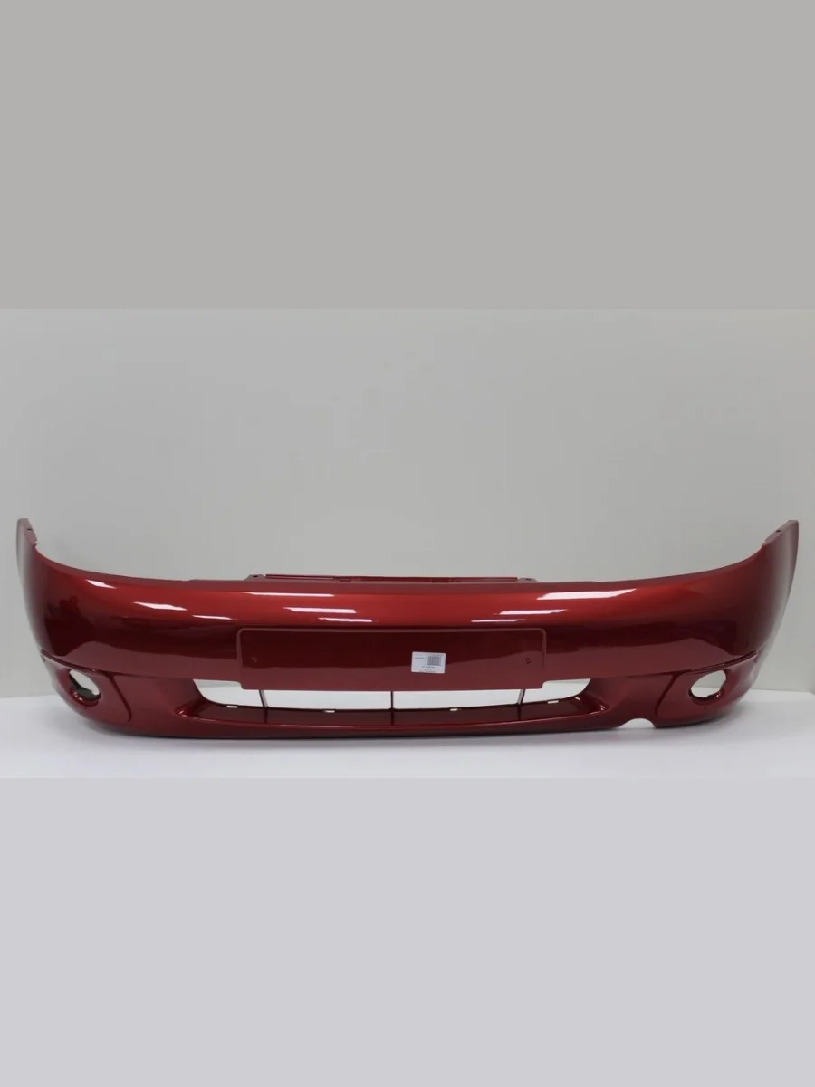 Бампер передний (под ПТФ) ТехноПласт (окрашенный) Лада ВАЗ Калина 1119 хэтчбек (2004-2013) (Калина)  в Перми Пермском крае