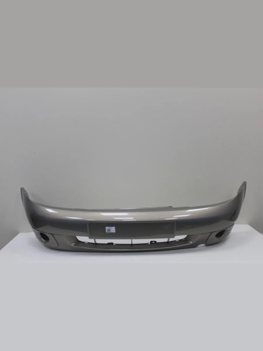 Бампер передний (под ПТФ) ТехноПласт (окрашенный) Лада ВАЗ Калина 1119 хэтчбек (2004-2013) (Мускат)  в Перми Пермском крае