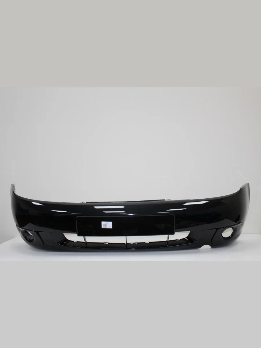 Бампер передний (под ПТФ) ТехноПласт (окрашенный)  Лада ВАЗ Калина (2004-2013) 1118, 1117, 1119 (Космос)  с доставкой в г. Керчь