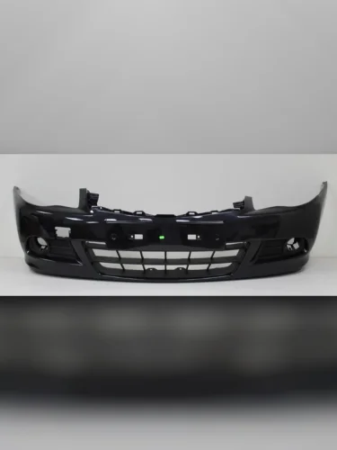 Бампер передний DAR (окрашенный) (Black GNF (Черный)) Nissan Almera  3 G15 (2012-2019) седан