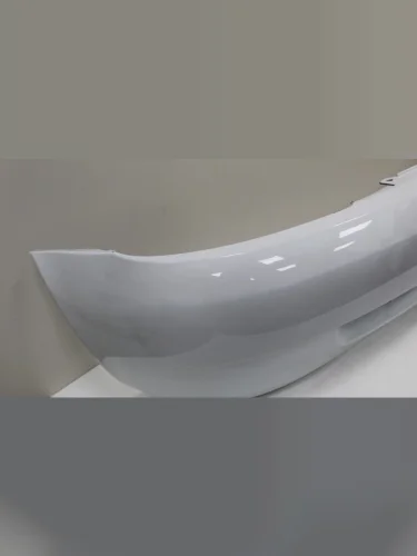 Бампер передний (без ПТФ) ТехноПласт (окрашенный) (Белое облако (240)) Лада ВАЗ Калина ( 1118,  1117,  1119) (2004-2013) седан, универсал, хэтчбек