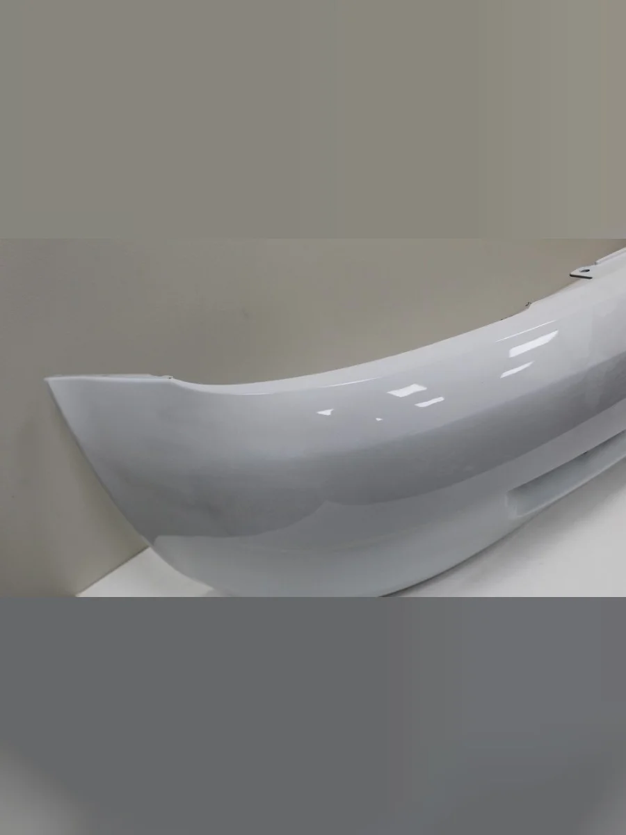 Бампер передний (без ПТФ) ТехноПласт (окрашенный)  Лада ВАЗ Калина (2004-2013) 1118, 1117, 1119 (Белое облако (240))  с доставкой в г. Керчь