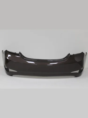 Бампер задний DAR (окрашенный) (Coffee bean VC5 (Коричневый перламутр)) Hyundai Solaris  RBr (2014-2017) седан рестайлинг