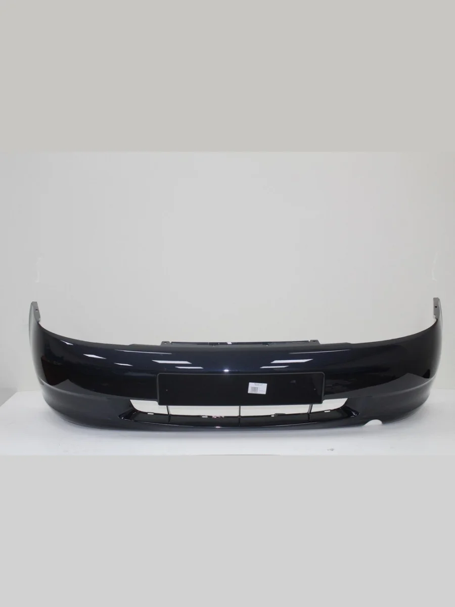 Бампер передний (без ПТФ) ТехноПласт (окрашенный) Лада ВАЗ Калина 1118 седан (2004-2013) (Черника)  В Кинешме Ивановской области