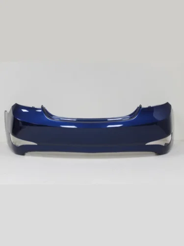 Бампер задний DAR (окрашенный) (Dazzling blue ZD6 (Ослепительно синий)) Hyundai Solaris  RBr (2014-2017) седан рестайлинг
