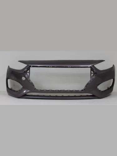 Бампер передний DAR (окрашенный) (Siena Brown S4N (Кофейный)) Hyundai Solaris  HCR (2017-2020) седан дорестайлинг