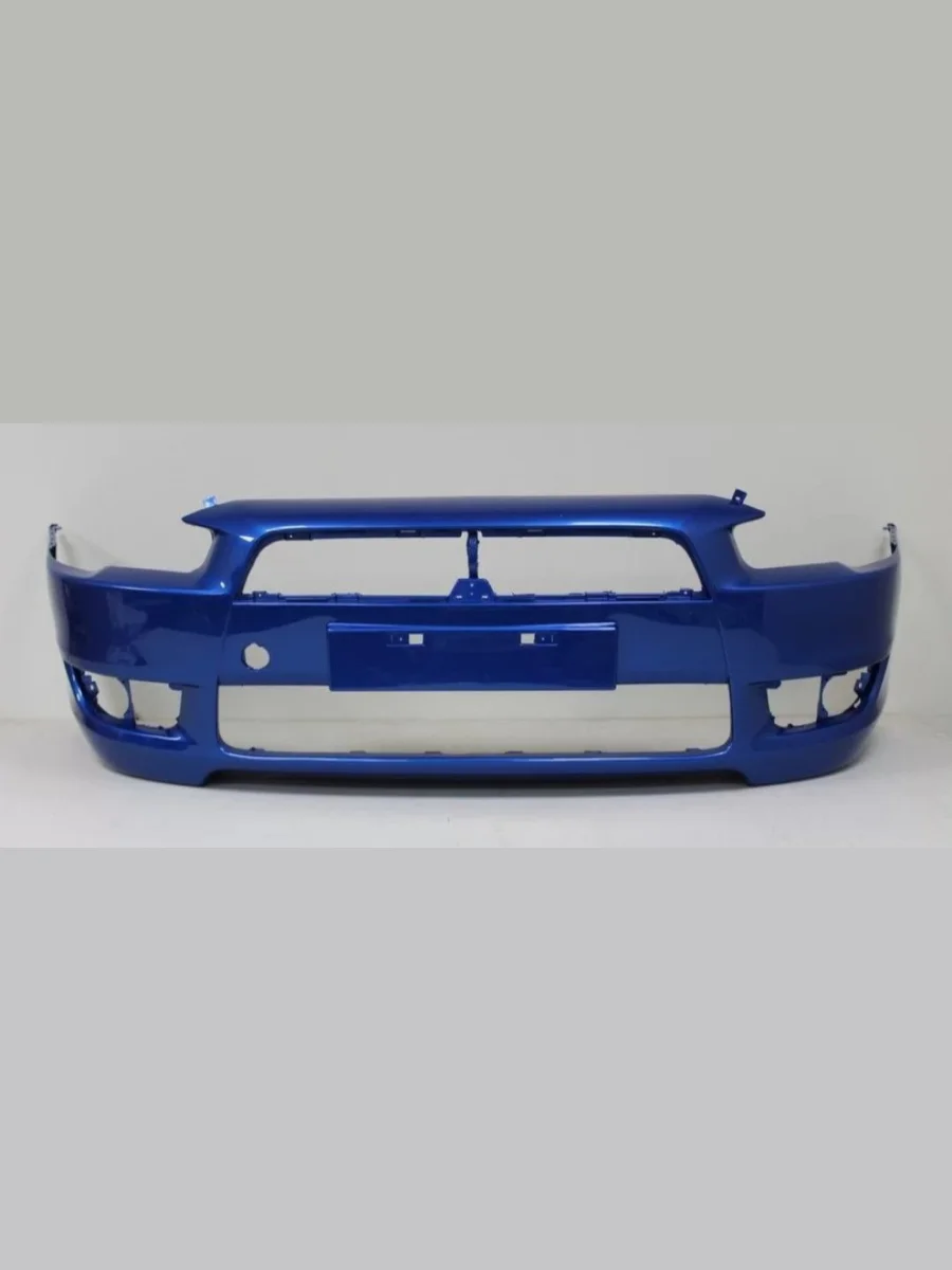Бампер передний DAR (окрашенный)  Mitsubishi Lancer (2007-2010) 10 CY (Синий D06)  с доставкой в г. Керчь
