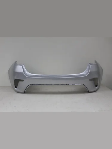 Бампер задний DAR (окрашенный) (Sleek silver RHM (Серебристый металлик)) KIA Rio  4 FB (2016-2020) дорестайлинг седан