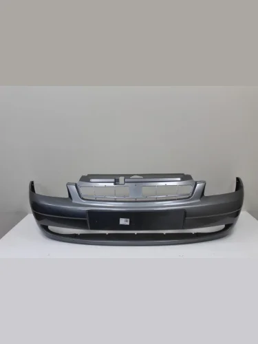 Бампер передний ТехноПласт (окрашенный) (Кварц) Лада ВАЗ Приора ( 2170,  2171,  2172,  21728) (2007-2014) седан дорестайлинг, универсал дорестайлинг , хэтчбек дорестайлинг, купе дорестайлинг