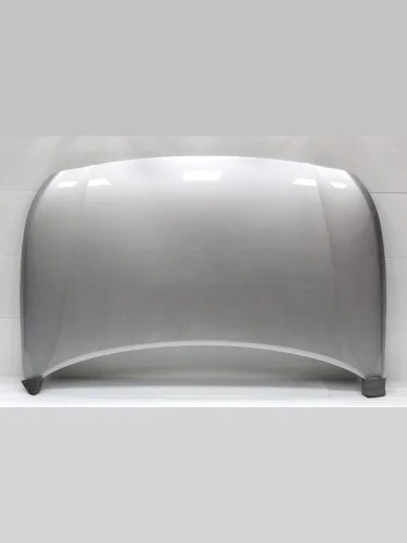 Капот DAR (окрашенный) (Sleek silver RHM (Серебристый металлик)) Hyundai Solaris  HCR (2017-2020) седан дорестайлинг