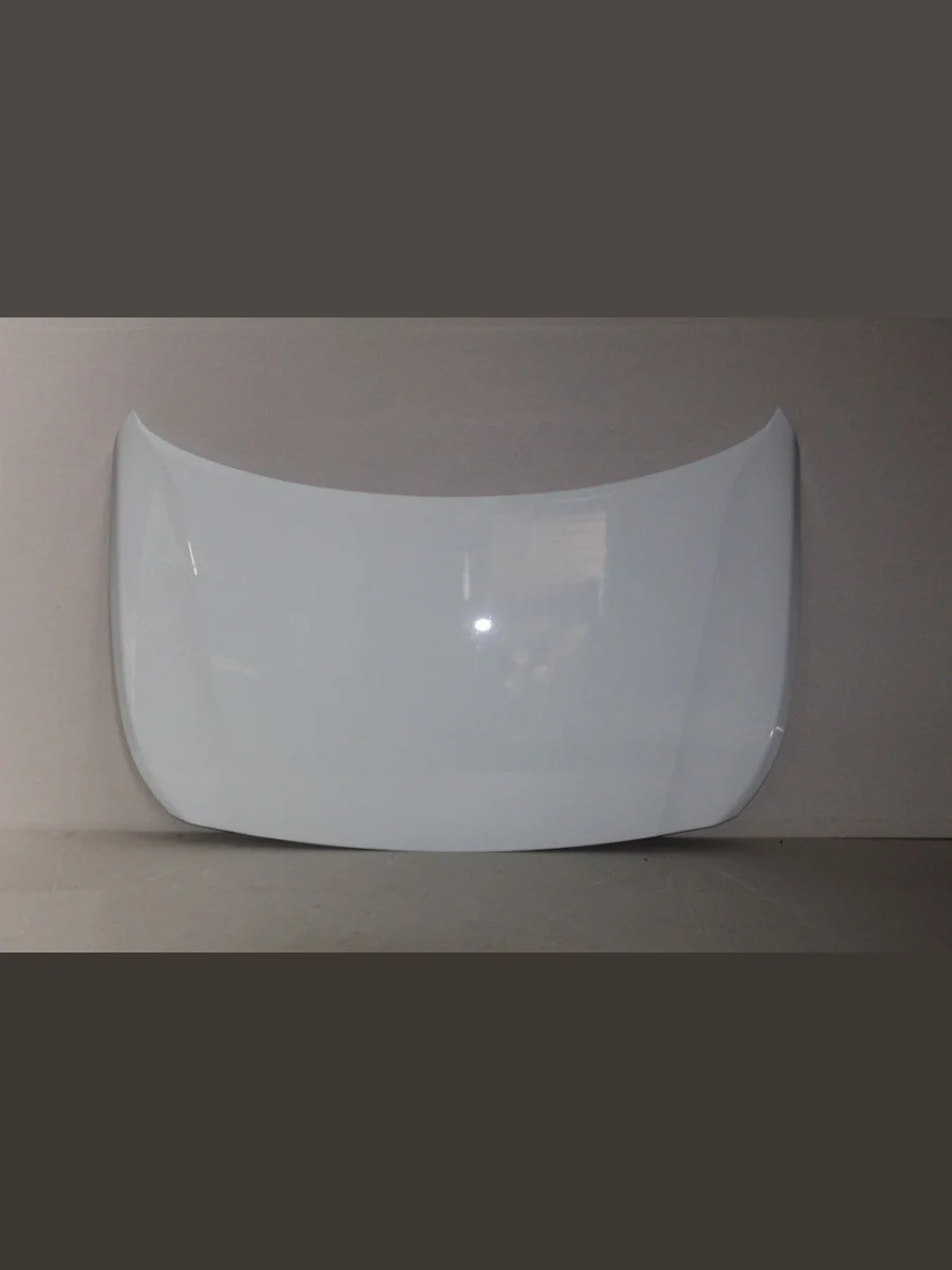 Капот DAR (окрашенный) Hyundai Solaris HCR седан дорестайлинг (2017-2020) (Cristal White PGU (Белый))  в Самаре Самарской области