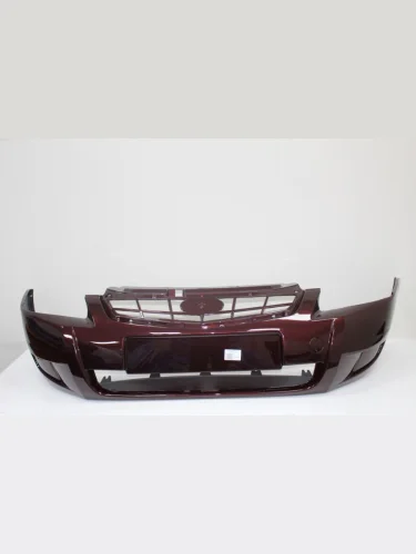 Бампер передний ТехноПласт (окрашенный) (Портвейн) Лада ВАЗ Приора ( 21728,  2170,  2171,  2172) (2013-2018) купе рестайлинг, седан рестайлинг, универсал рестайлинг, хэтчбек рестайлин