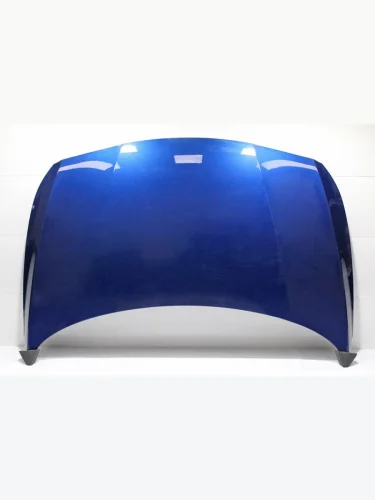 Капот DAR (окрашенный) (Dazzling blue ZD6 (Ослепительно синий)) Hyundai Solaris  RBr (2014-2017) седан рестайлинг, хэтчбэк рестайлинг