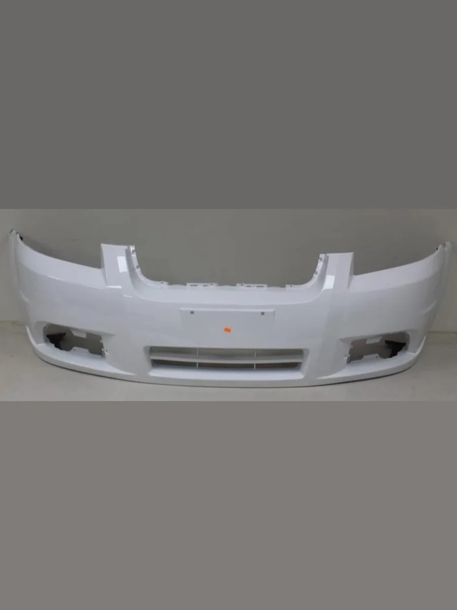 Бампер передний DAR (окрашенный) Chevrolet Aveo T250 седан рестайлинг (2006-2011) (Galaxy White 11U (Белый))  в Перми Пермском крае