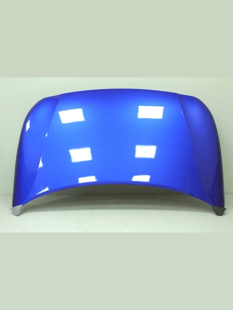 Капот DAR (окрашенный) Hyundai Solaris HCR седан дорестайлинг (2017-2020) (Marina Blue N4U,N4B (Синий))  в Самаре Самарской области