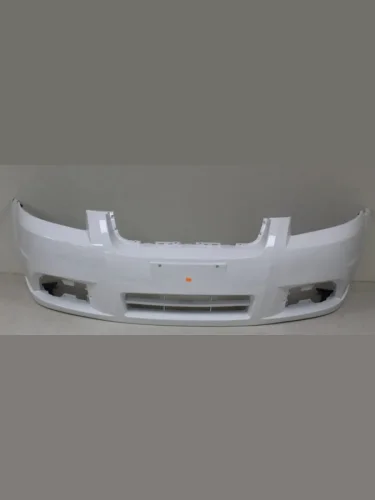 Бампер передний DAR (окрашенный) (Summit White GAZ (Белый)) Chevrolet Aveo  T250 (2006-2011) седан рестайлинг