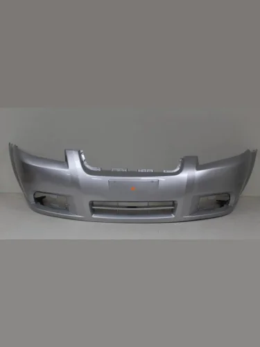 Бампер передний DAR (окрашенный) (Switchblade Silver GAN (Серебристый)) Chevrolet Aveo  T250 (2006-2011) седан рестайлинг