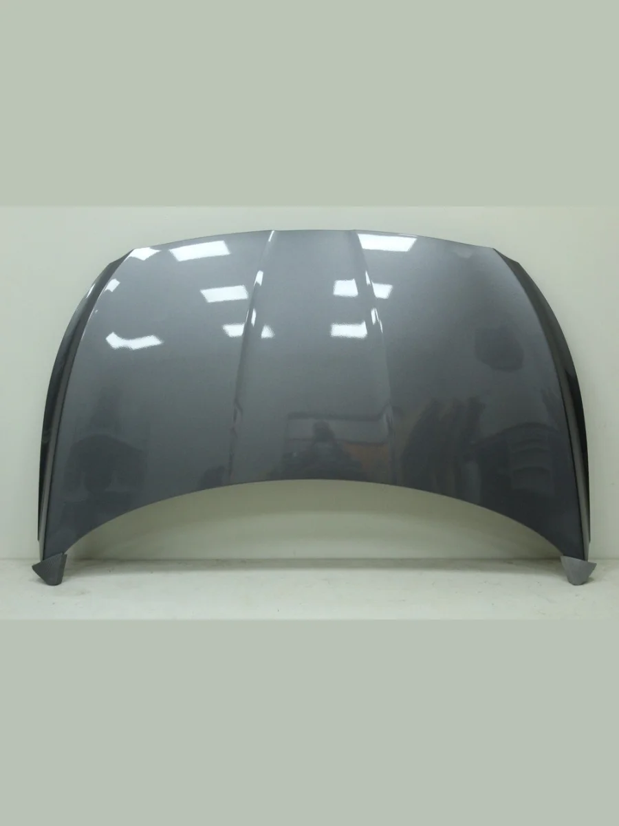 Капот DAR (окрашенный) Hyundai Solaris RBr хэтчбэк дорестайлинг (2010-2014) (Garbon Grey SAE (Серый металлик))  в Перми Пермском крае