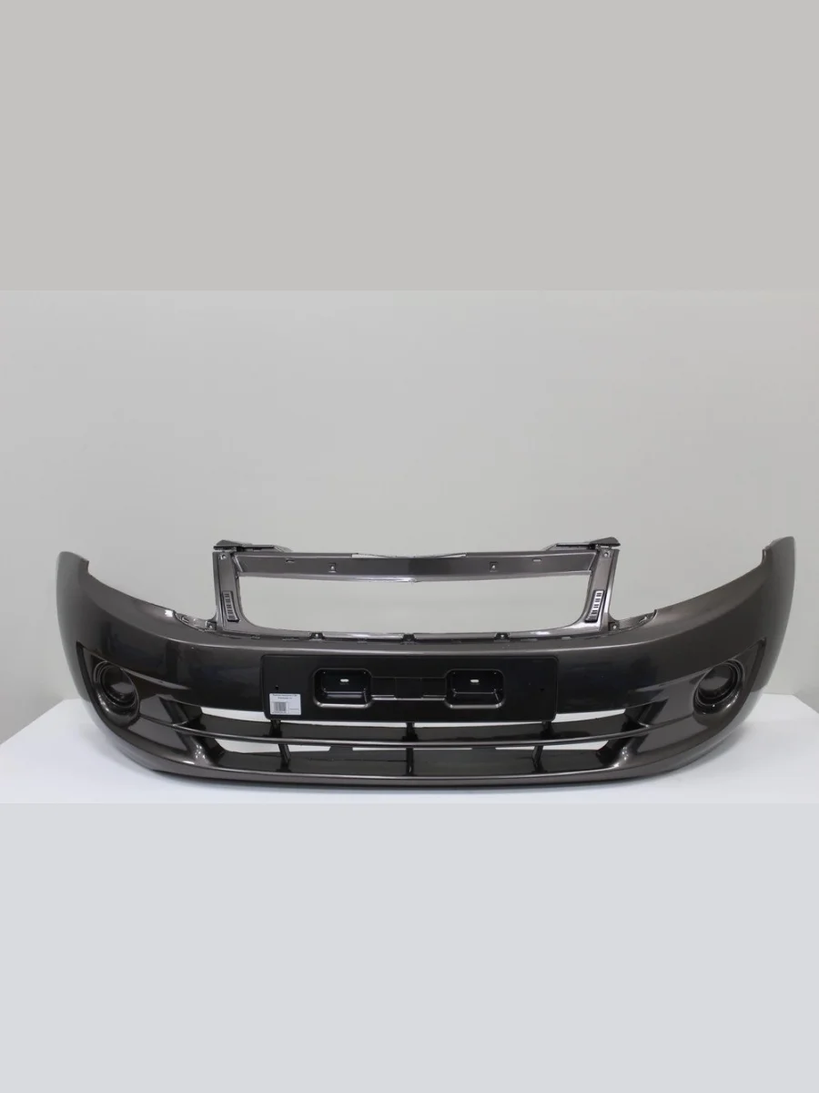 Бампер передний ТехноПласт (окрашенный)  Лада ВАЗ Гранта (2011-2017) 1 2191, 2190 (Кориандр)  с доставкой в г. Керчь