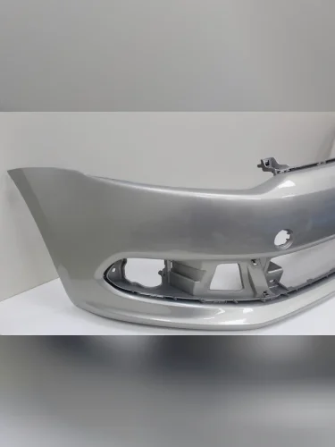 Бампер передний ТехноПласт (окрашенный) (7В Silver Leaf (Серый металлик)) Volkswagen Polo  Mk5 6R,6C,61 (2009-2015) седан дорестайлинг, хэтчбек 5 дв. дорестайлинг