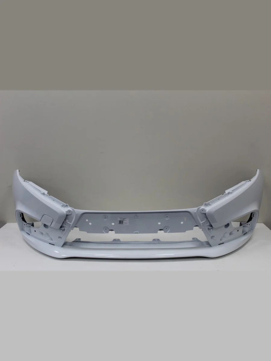 Бампер передний ТехноПласт (окрашенный) Лада ВАЗ Веста SW 2181 универсал дорестайлинг (2017-2022) (Ледниковый)  в Самаре Самарской области