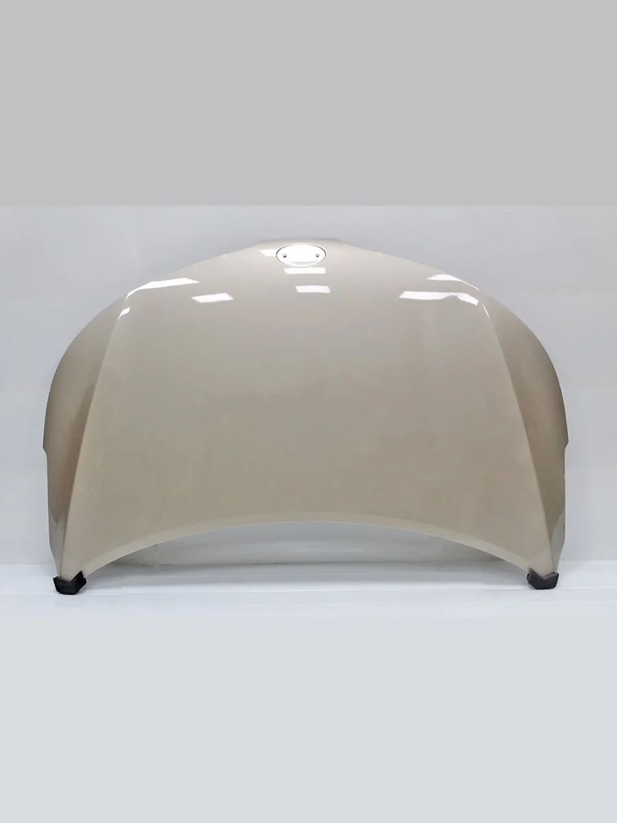 Капот DAR (окрашенный) KIA Rio 3 QB хэтчбек 5 дв. рестайлинг (2015-2017) (Бежевый металлик (Stone Beige UBS))  в Керчи Республика Крым