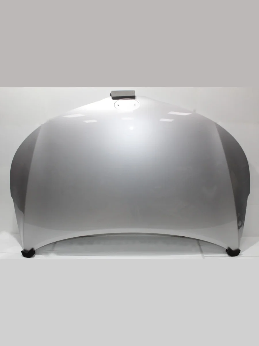 Капот DAR (окрашенный) KIA Rio 3 QB дорестайлинг седан (2011-2015) (Серебристый металлик (Sleek silver RHM))  в Керчи Республика Крым