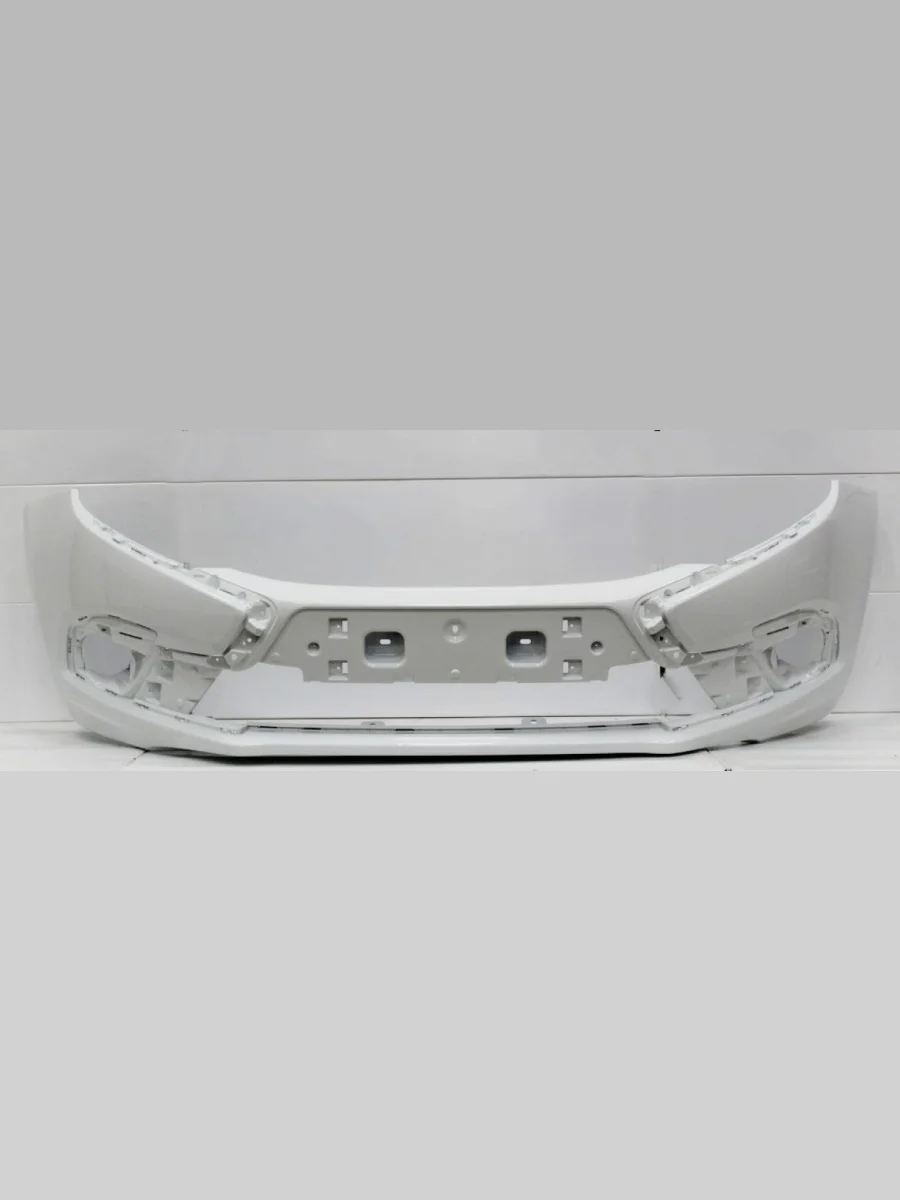 Бампер передний ТехноПласт (окрашенный) Лада ВАЗ Гранта FL 2191 лифтбек (2018-2025) (Белое облако (240))  в Самаре Самарской области