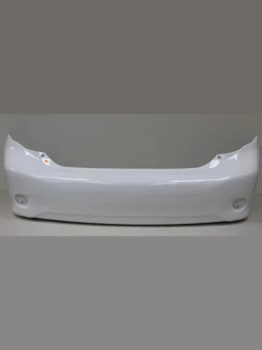 Бампер задний DAR (окрашенный) (Super White 040 (Белый)) Toyota Corolla  E150 (2006-2010) седан дорестайлинг