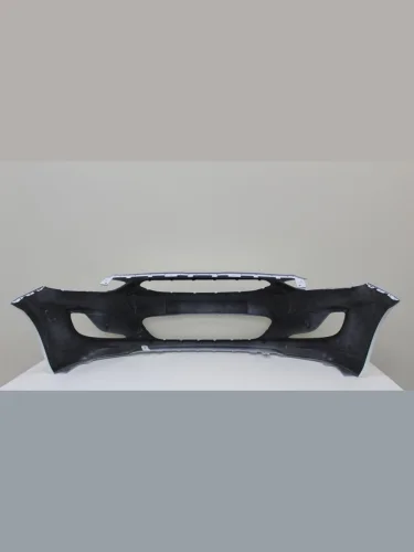 Бампер передний ТехноПласт (окрашенный) (Cristal White PGU  (Белый )) Hyundai Solaris RBr хэтчбэк дорестайлинг (2010-2014)