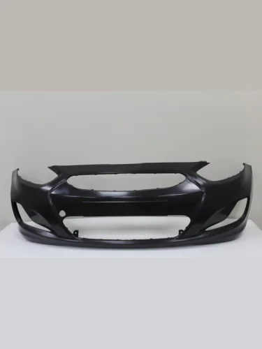 Бампер передний ТехноПласт (неокрашенный) Hyundai Solaris RBr хэтчбэк дорестайлинг (2010-2014)