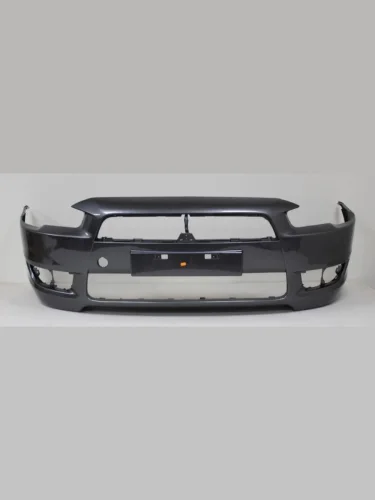 Бампер передний DAR (окрашенный) (Серый A39) Mitsubishi Lancer  10 CY (2007-2010) седан дорестайлинг, хэтчбэк дорестайлинг